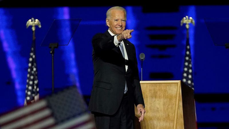 Joe Biden agradeció a sus votantes y dijo que va a ser “un presidente que une, no que divide”