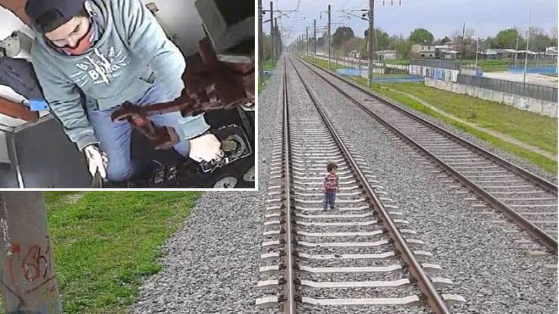 Video: maquinista frenó a tiempo y salvó la vida de un niño detenido en las  vías