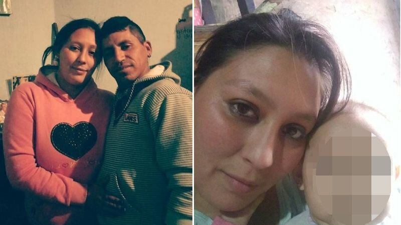 Esta es la pareja detenida por matar a golpes a su beba en Rivadavia